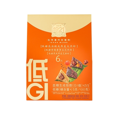 传世臻粽?100克*6真空低糖粽礼袋
